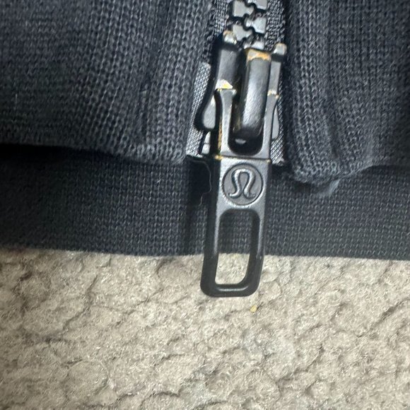 Lululemon Women's Size Medium Black Full Zip Double Zipper Hoodie W/ Pockets - Picture 7 of 12